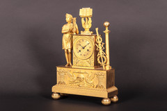 Pendule Apollon  , Charles X, gilded bronze